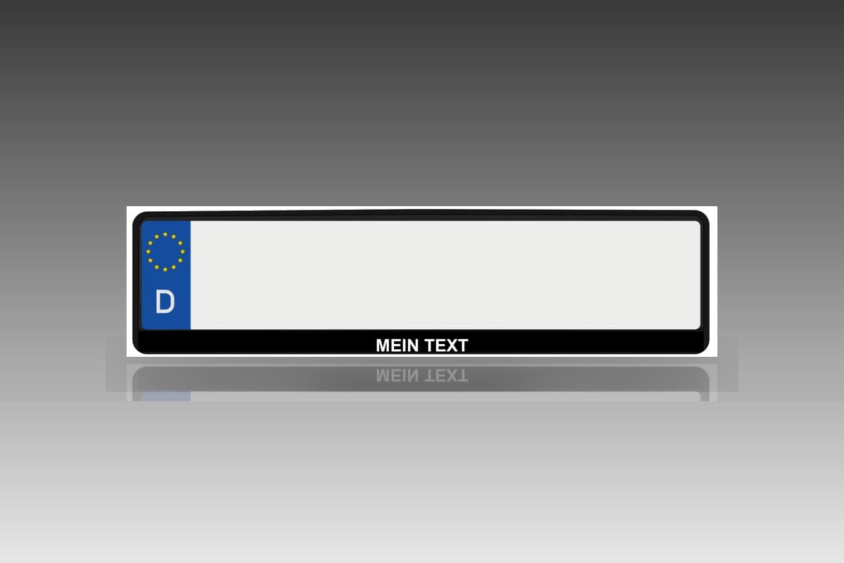 Kennzeichenhalter Qualität - Professionelles Branding